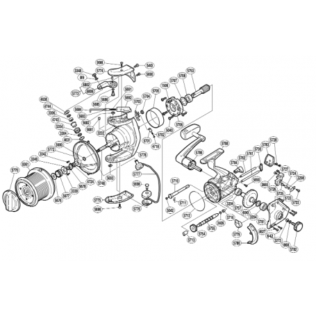 Ultegra 12000 XT GR Makaraları için Yedek Parçalar