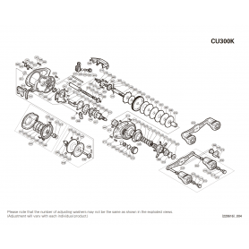 Despiece Carrete Curado 300 K Diestro