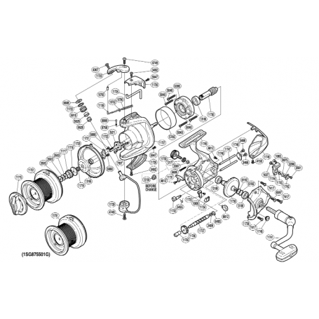 Ultegra 5500 XSB Reel Spare Parts