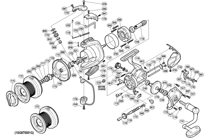 Pièces détachées Ultegra 5500 XSB
