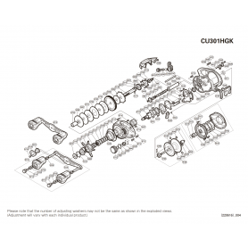 Onderdelen voor Curado 301 K HG Linkshandig molens
