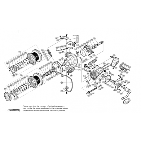 Despiece Carrete Ultegra CI4 14000 XSA