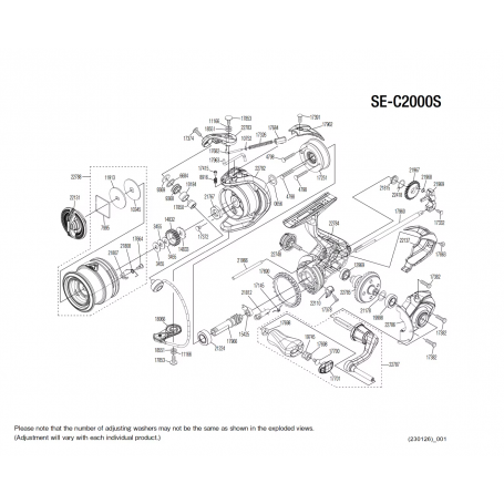 Pezzi di ricambio per Sedona C2000 S FJ