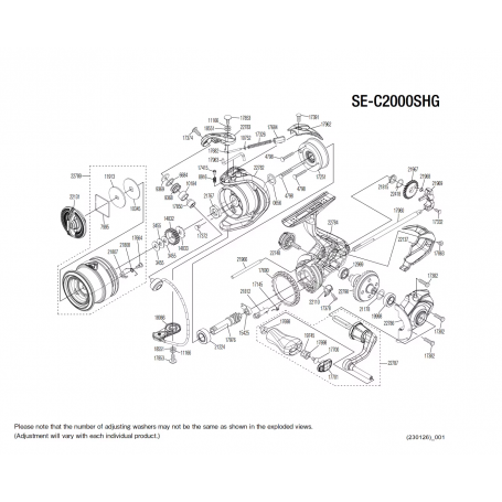 Peças de reposição para Sedona C2000 HG FJ
