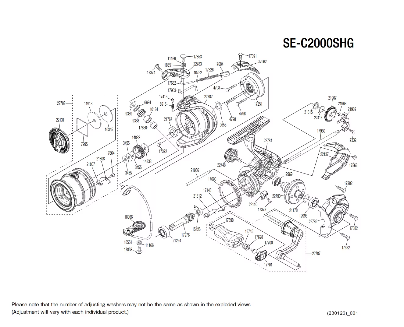 Peças de reposição para Sedona C2000 HG FJ
