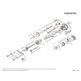 Pièces détachées Curado 201 DC XG Gaucher