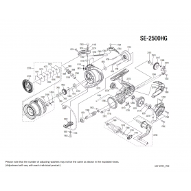 Pièces détachées Sedona 2500 HG FJ