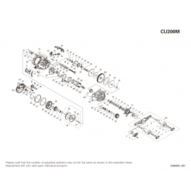 Despiece Carrete Curado 200 M Diestro