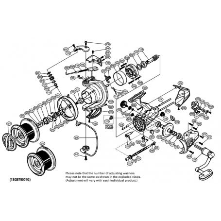 Despiece Carrete Ultegra 14000 XSB