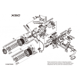 Ultegra 10000 XSC Reel Spare Parts