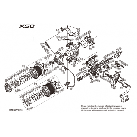 Peças de reposição para Ultegra 10000 XSC