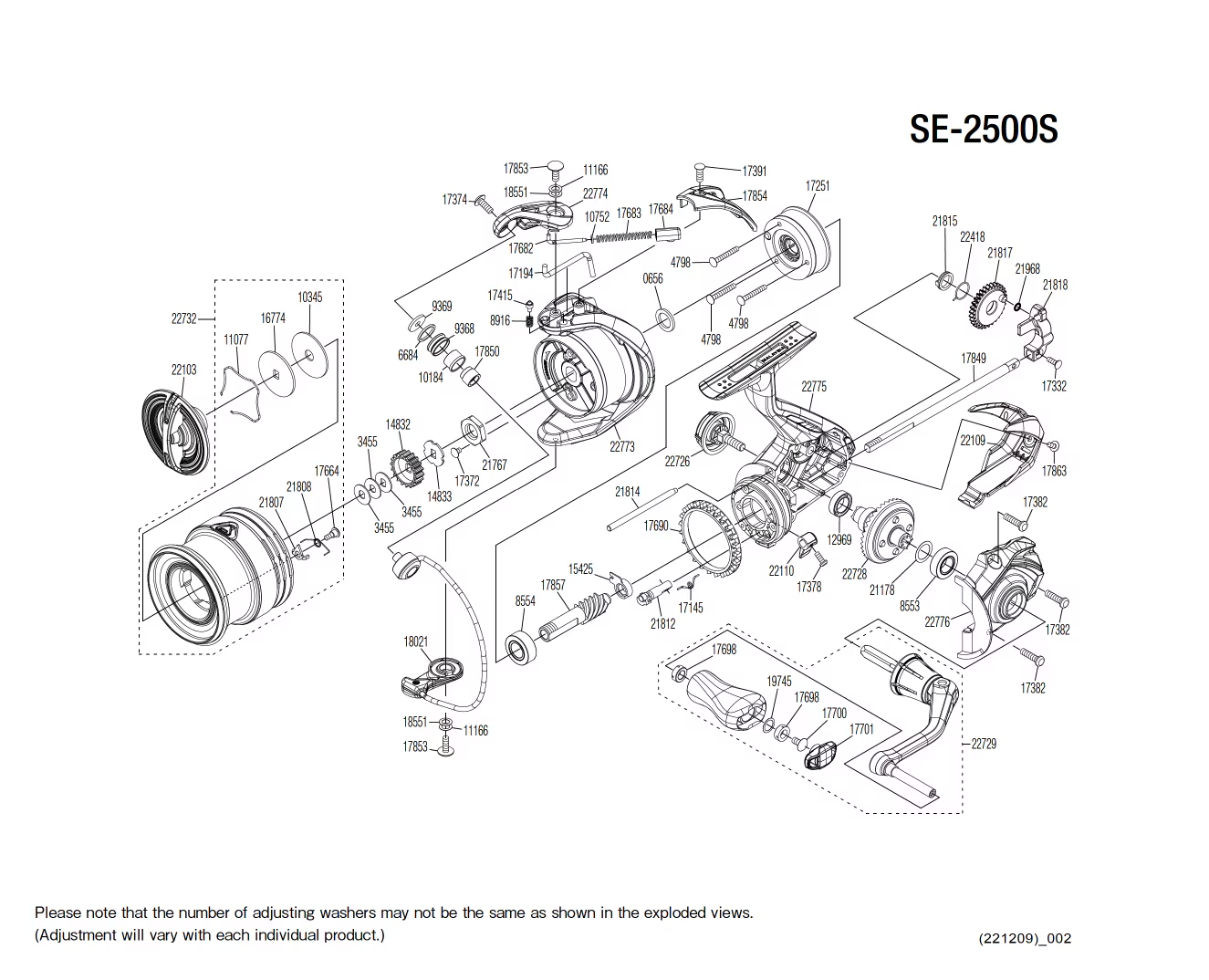 Ersatzteile für Sedona 2500 S FJ Rollen