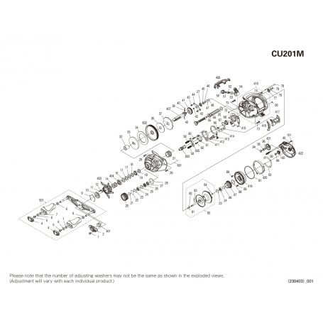 Pezzi di ricambio per Curado 201 M Mancino