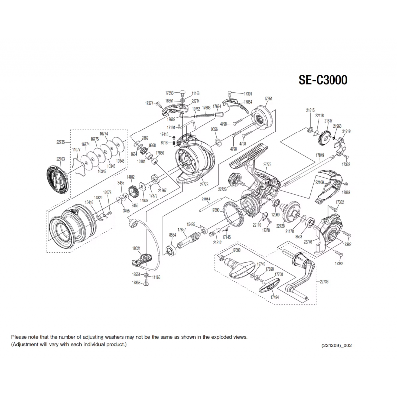 daiwa bg 3000 spinning reel parts manual ▷ Sedona 3000 FJ Reel Spare Parts【Mv Spools】