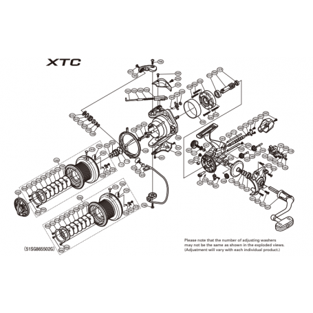 Onderdelen voor Ultegra 5500 XTC molens