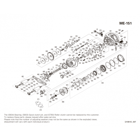Ersatzteile für Metanium 151 MGL B Linkshänder Rollen