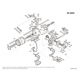 Sedona 8000 FI Makaraları için Yedek Parçalar