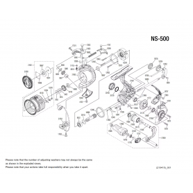 Onderdelen voor Nasci 500 FC molens