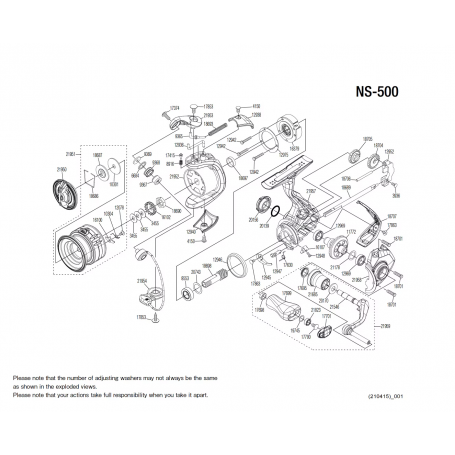 Nasci 500 FC Makaraları için Yedek Parçalar