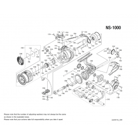 Pièces détachées Nasci 1000 FC