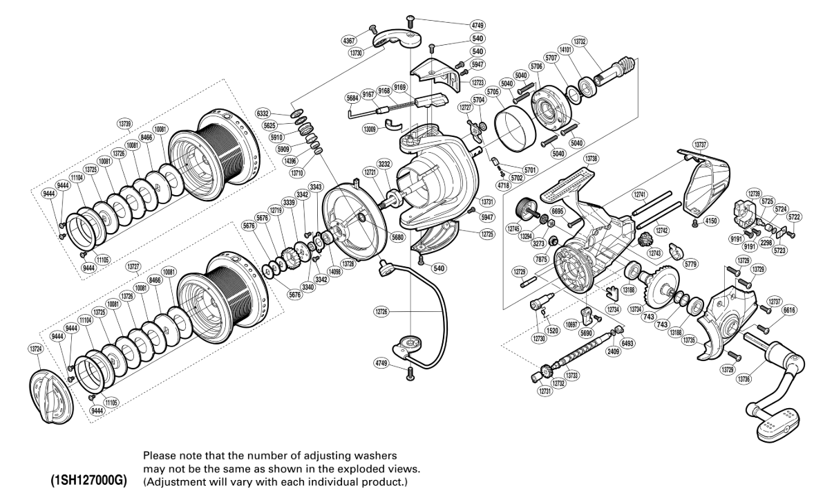 Pièces détachées Ultegra CI4 10000 XSA