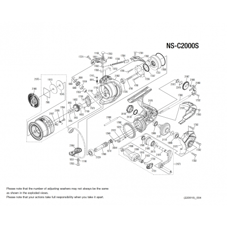 Pièces détachées Nasci C2000S FC
