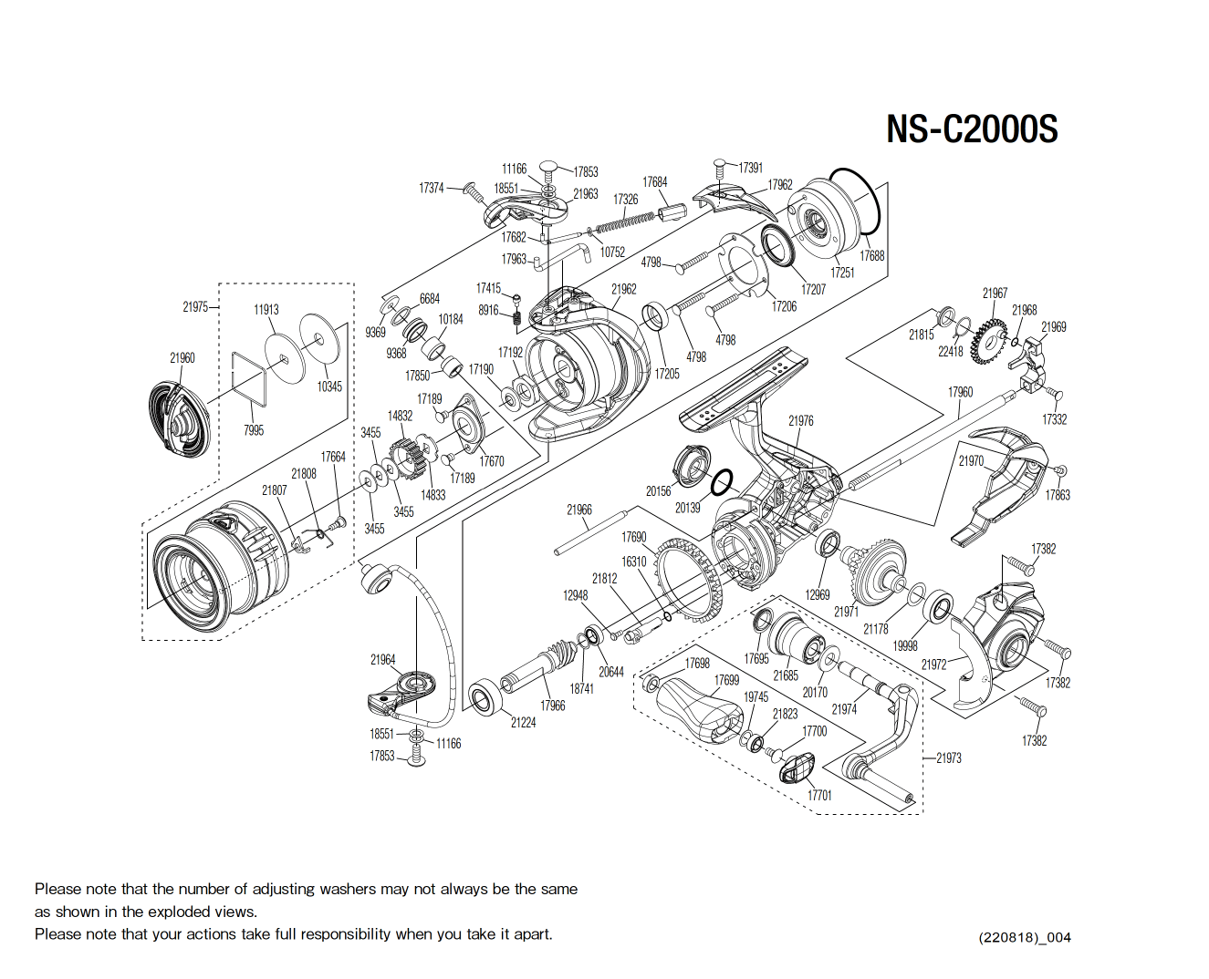 Peças de reposição para Nasci C2000S FC