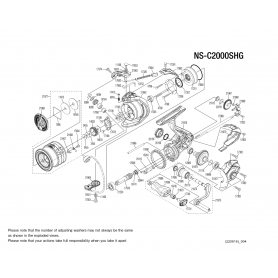 Ersatzteile für Nasci C2000S FC HG Rollen