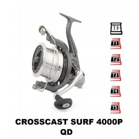 Bobines et accessoires compatibles avec moulinet Daiwa Crosscast Surf 4000P QD