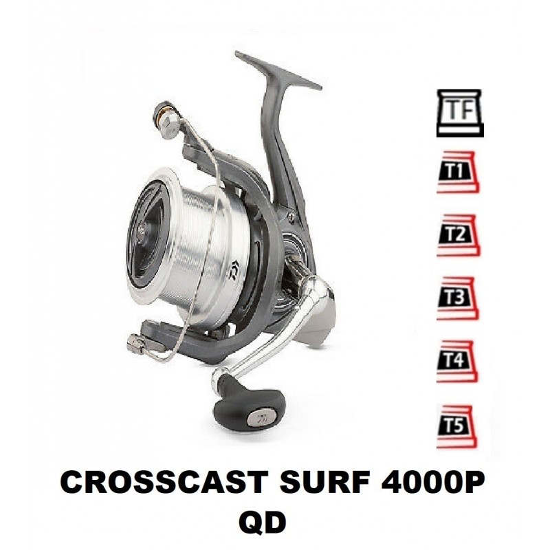 ▷ Spare Spools Compatible with Daiwa Crosscast Surf 4000P QD【Mv Spools】