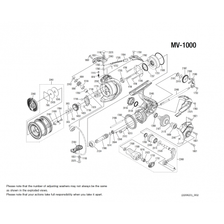 Ersatzteile für Miravel 1000 Rollen