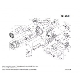Pièces détachées Nasci 2500 FC