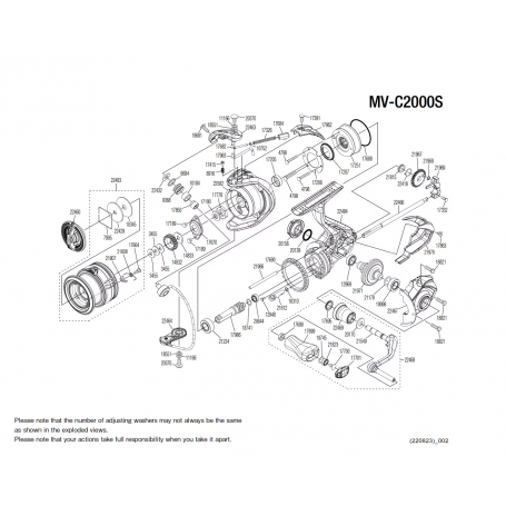 Pièces détachées Miravel C2000S