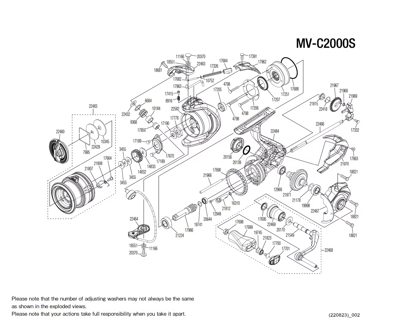 Ersatzteile für Miravel C2000S Rollen