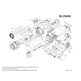 Ersatzteile für Nasci 2500 FC HG Rollen