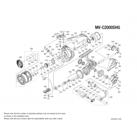 Pièces détachées Miravel C2000S HG