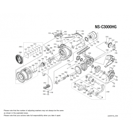 Pièces détachées Nasci C3000 FC HG
