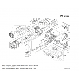 Onderdelen voor Miravel 2500 molens