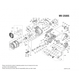 Ersatzteile für Miravel 2500S Rollen