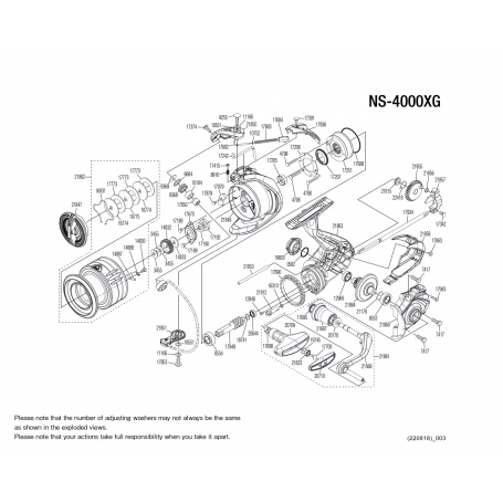 Pièces détachées Nasci 4000 FC XG