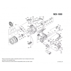 Despiece Carrete Nexave 1000 FI