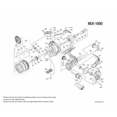 Pièces détachées Nexave 1000 FI