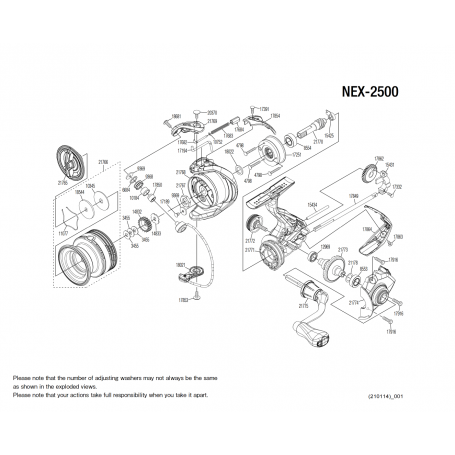Pezzi di ricambio per Nexave 2500 FI
