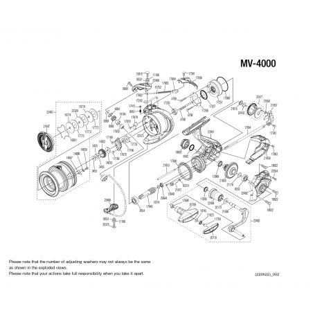 Ersatzteile für Miravel 4000 Rollen