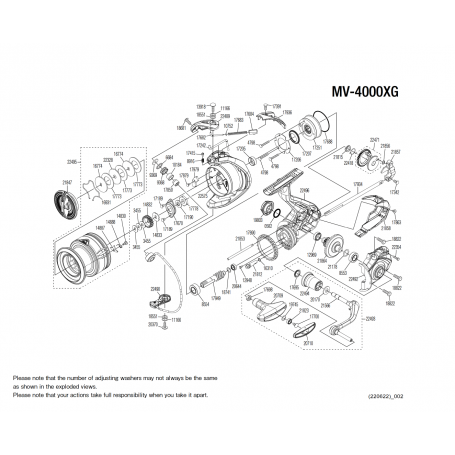 Onderdelen voor Miravel 4000 XG molens