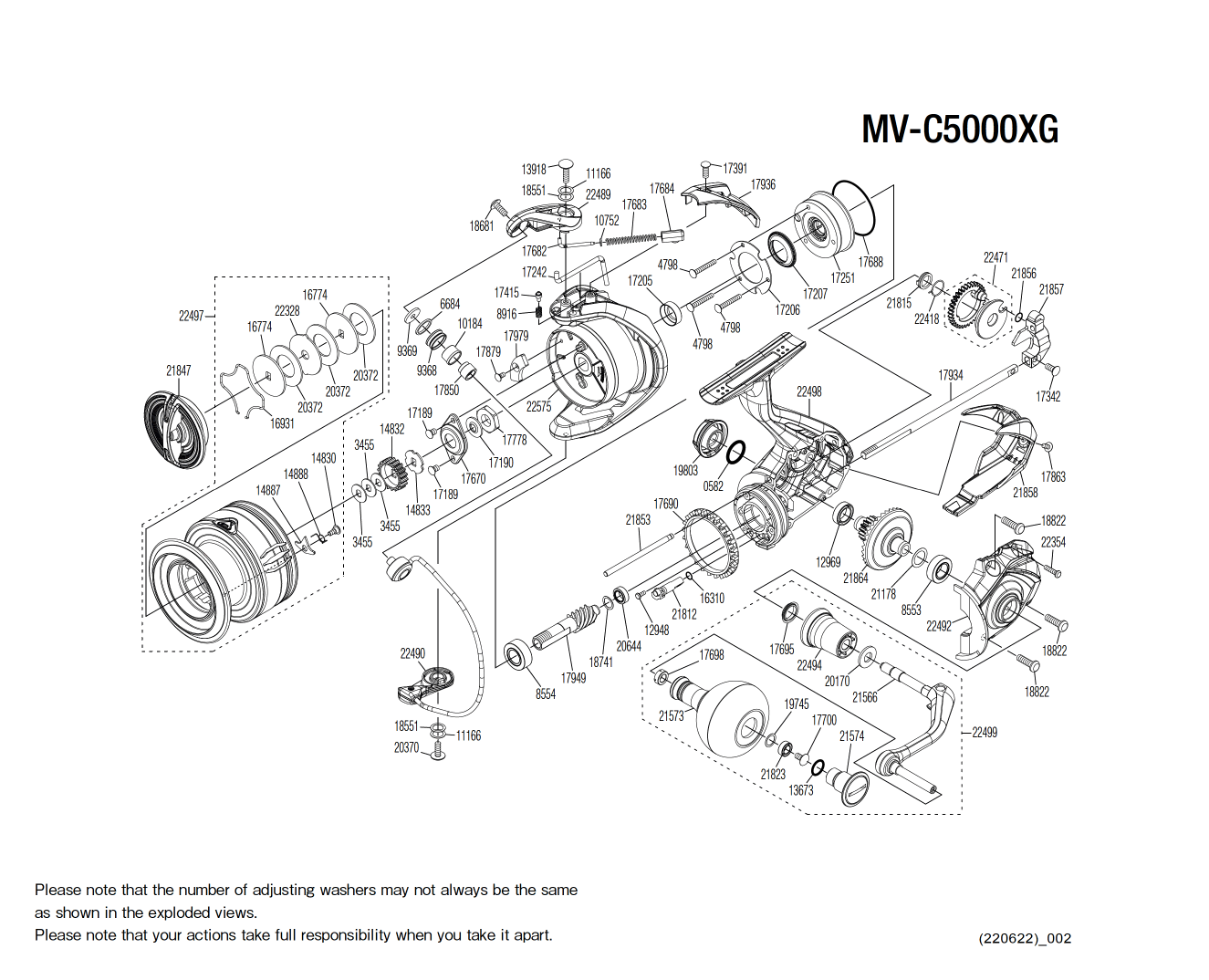 Ersatzteile für Miravel C5000 XG Rollen