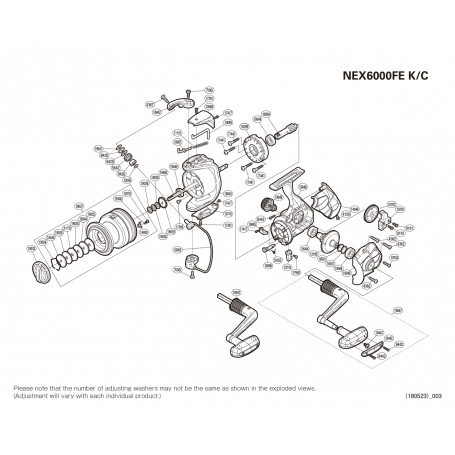 Onderdelen voor Nexave 6000 FE molens