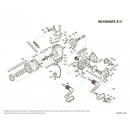 Ersatzteile für Nexave 8000 FE Rollen