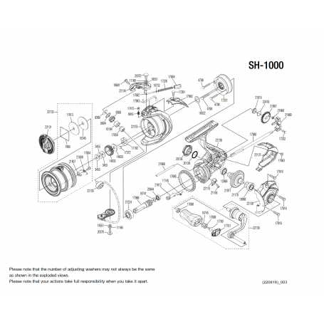 Despiece Carrete Sahara 1000 FJ