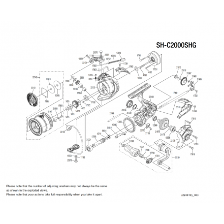 Peças de reposição para Sahara C2000S FJ HG